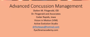 Advanced Concussion Management